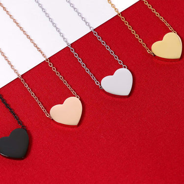Engravable Heart Necklace