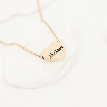 Engravable Heart Necklace